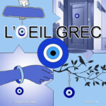 oeil grec bleu