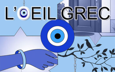 oeil Grec bleu