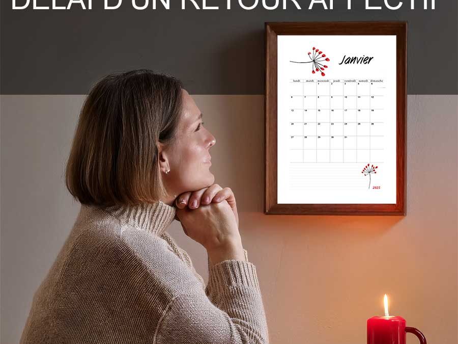 délai d'un retour affectif