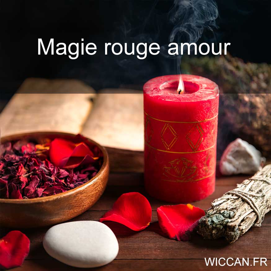 Magie rouge amour