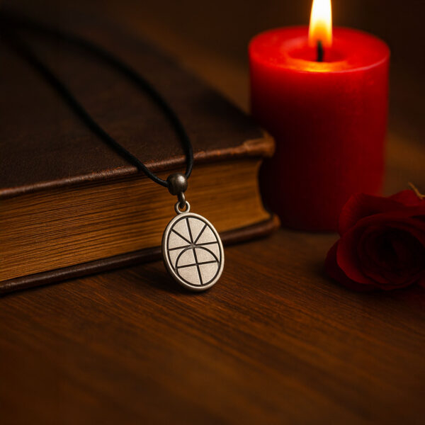 Amulette Œuf cosmique magnétisé
