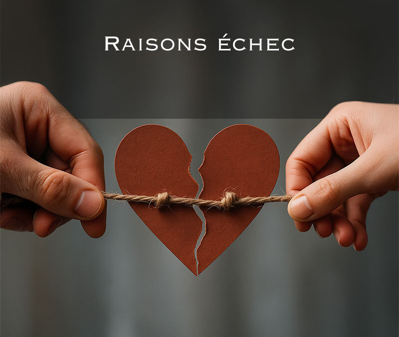Raisons échec