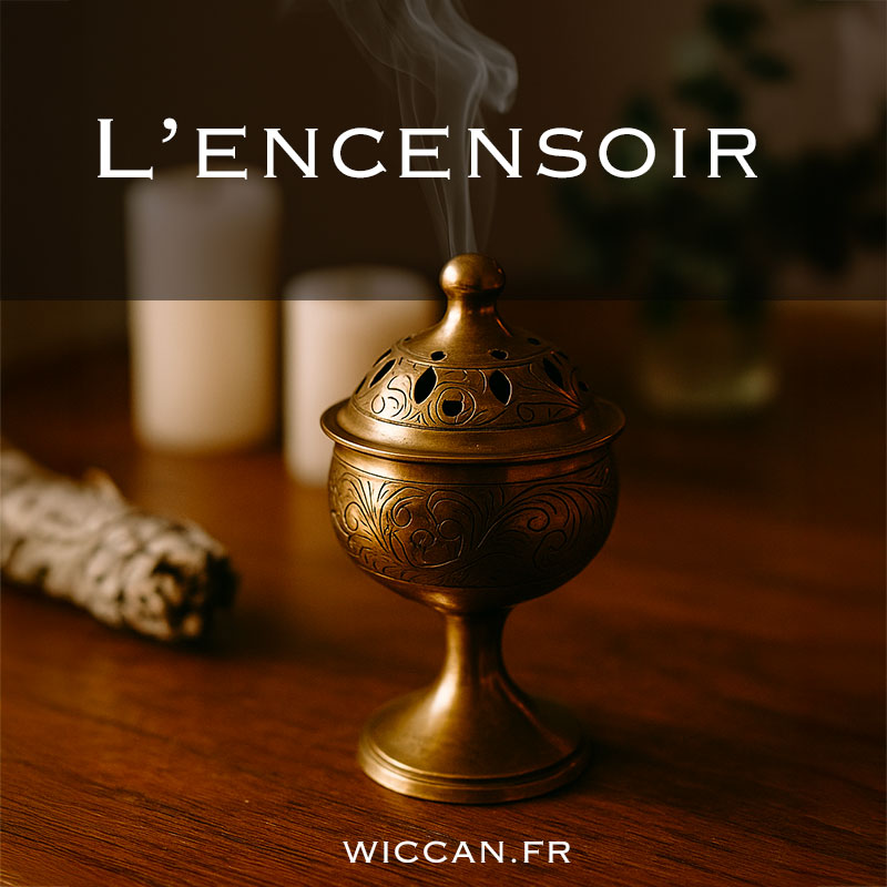 encensoir pour la wicca