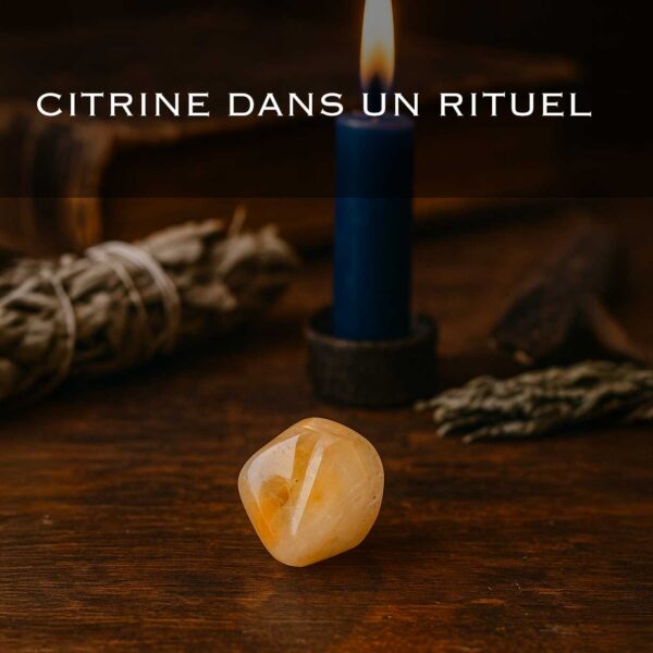 citrine dans un rituel contre la mauvais oeil