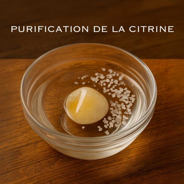 purification d'une citrine