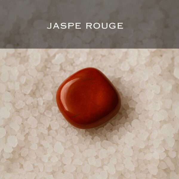 Jaspe rouge purification au sel