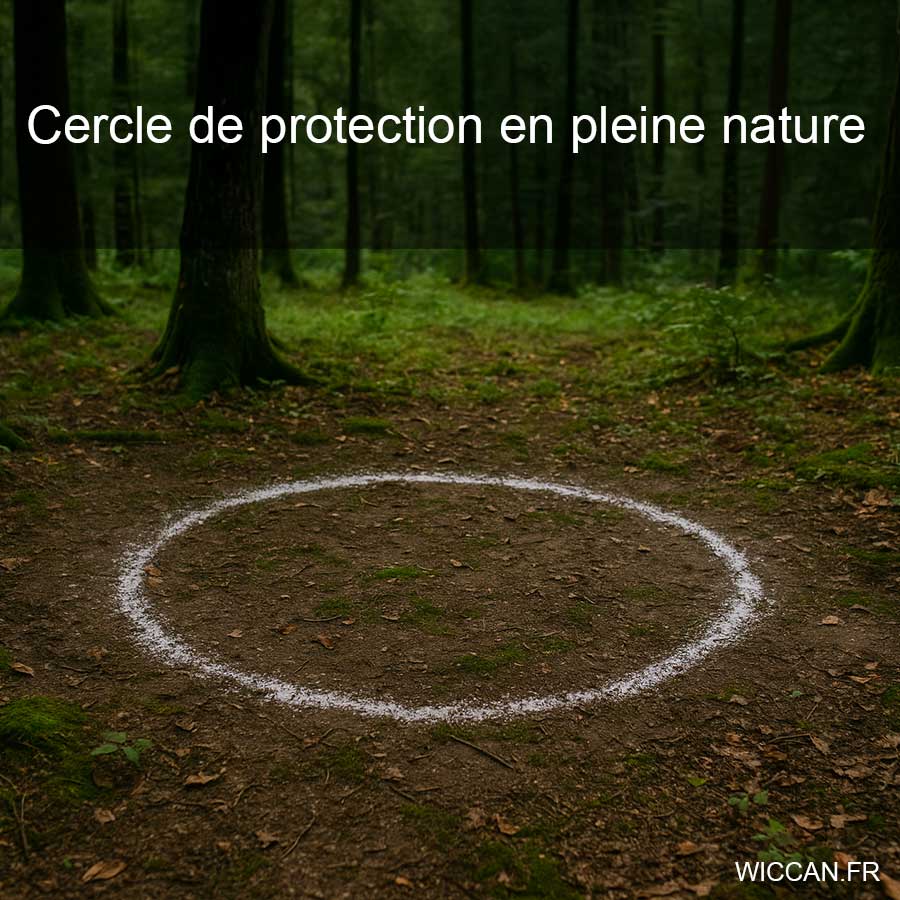Cercle de protection en pleine nature