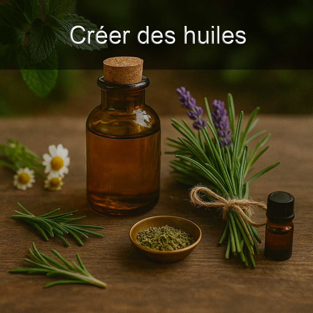 Créer des huiles