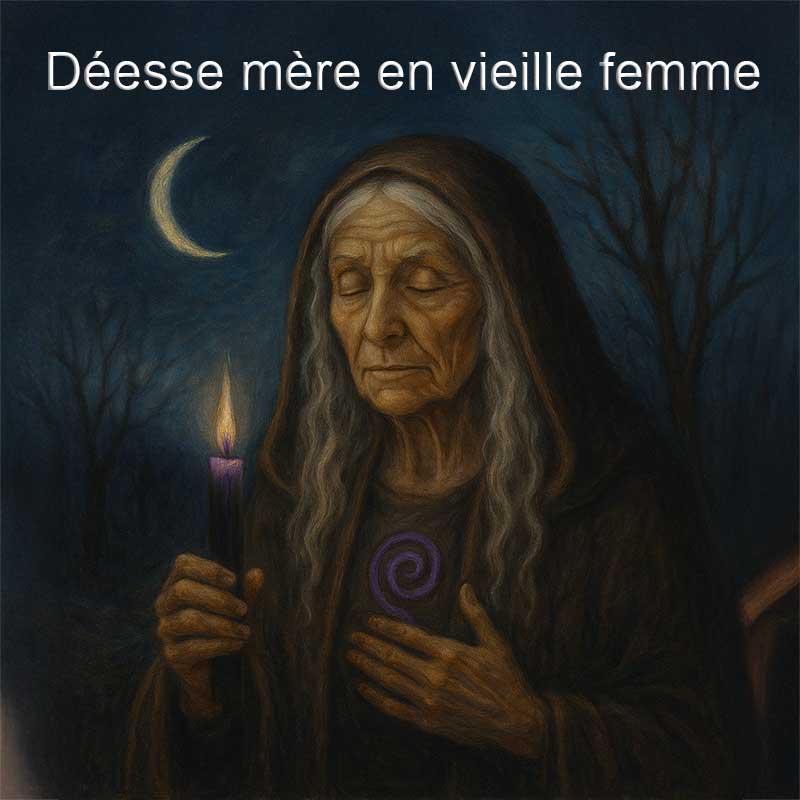 Déesse mère en vieille femme