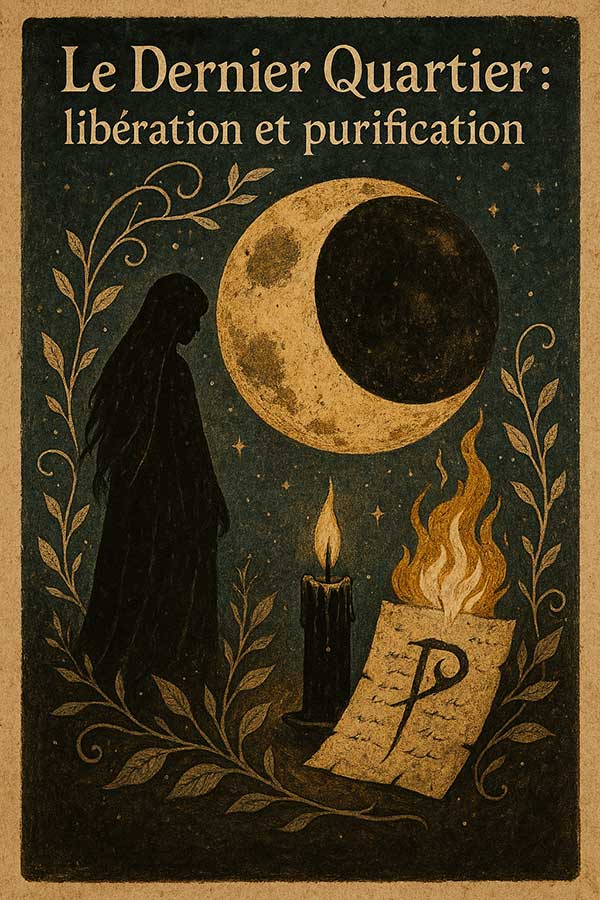 Dernier quartier de lune en wicca