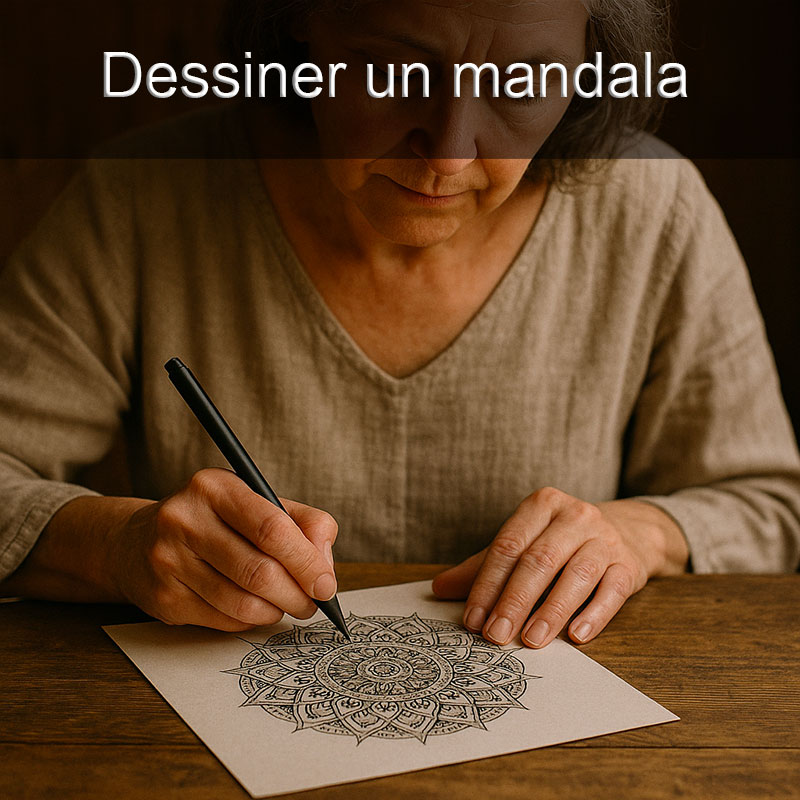 Dessiner-un-mandala Dessiner un mandala de protection