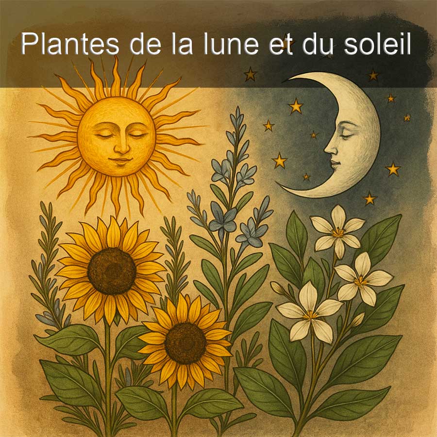 Plantes de la lune et du soleil