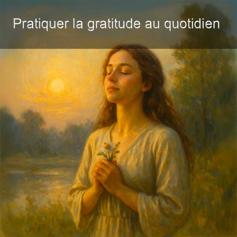 Pratiquer la gratitude au quotidien