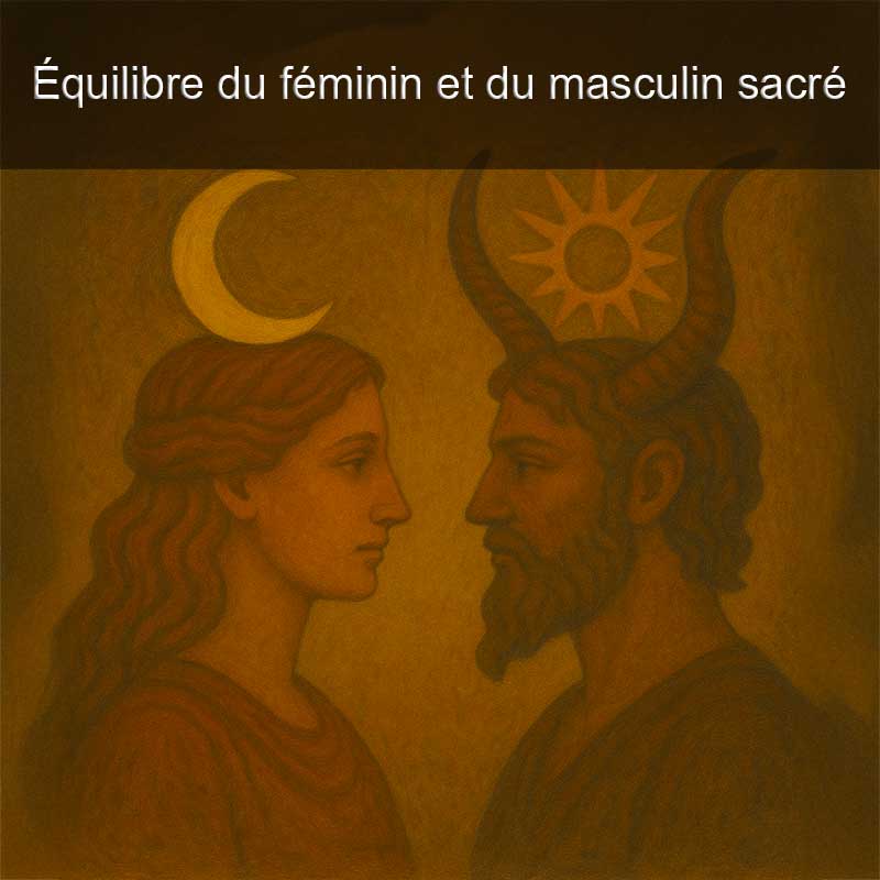 équilibre du féminin et du masculin sacré