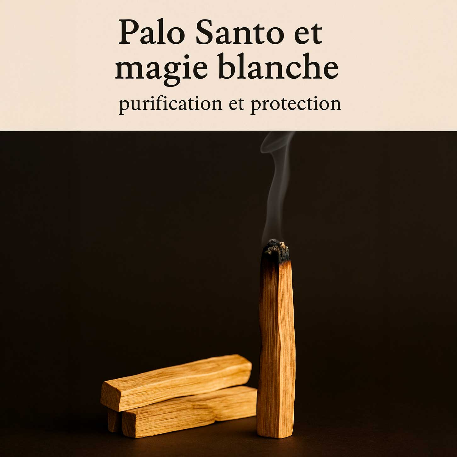 palo Santo et purification en magie m-blanche