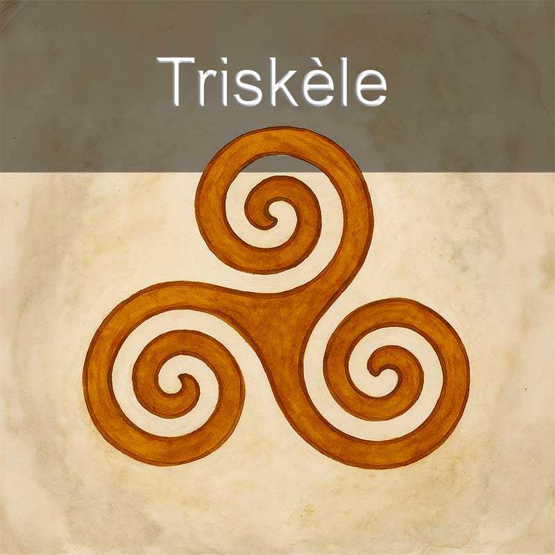 triskèle ou triple spirale