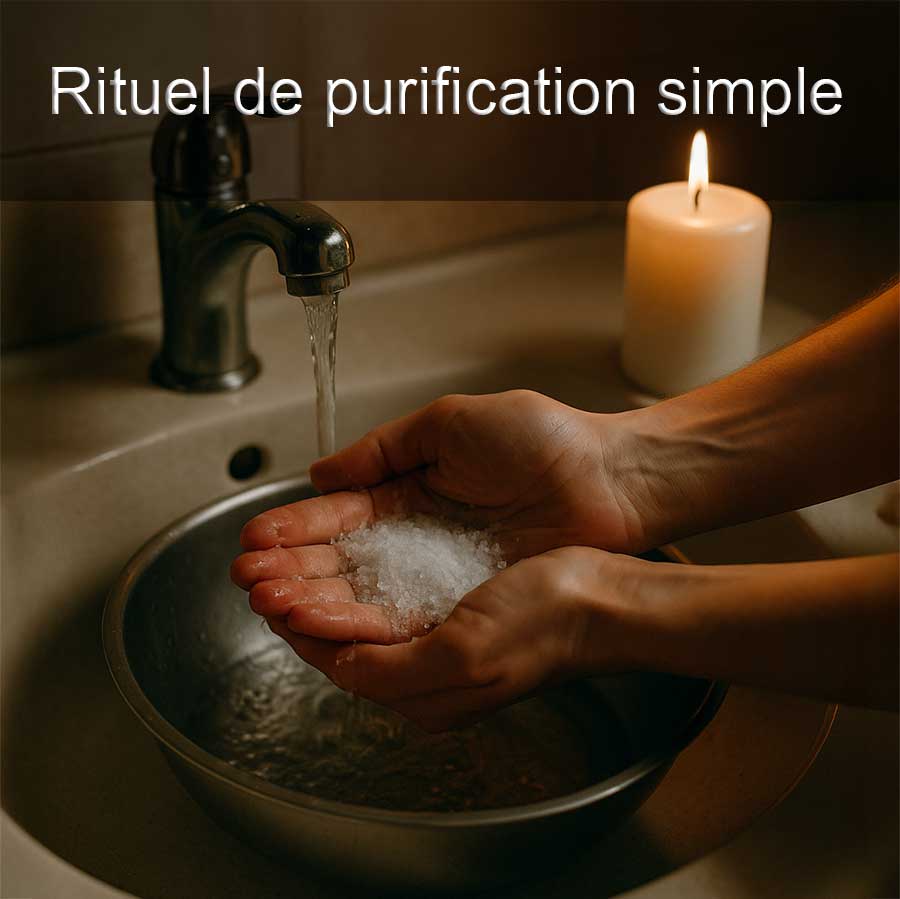 Rituel de purification simple