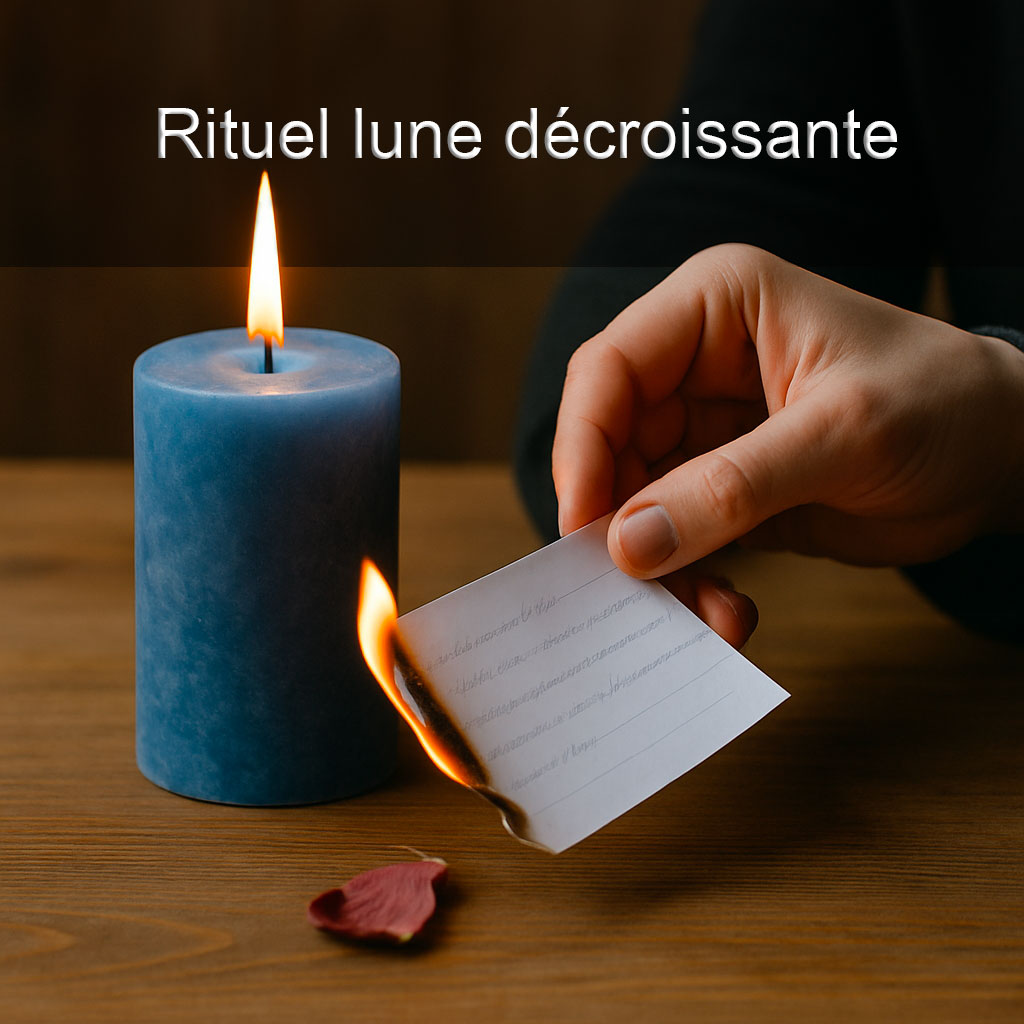 Rituel lune décroissante