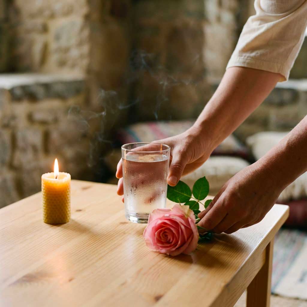 Offrande à une déesse lunaire