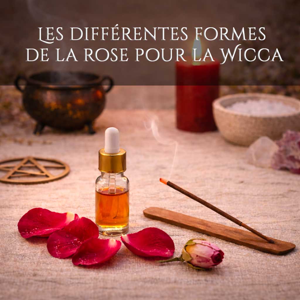 Les différentes formes de la rose pour la Wicca