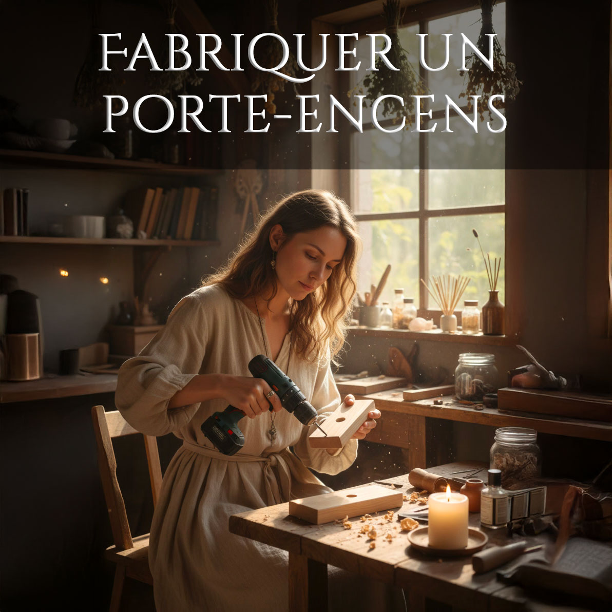 Fabriquer un porte-encens wiccan