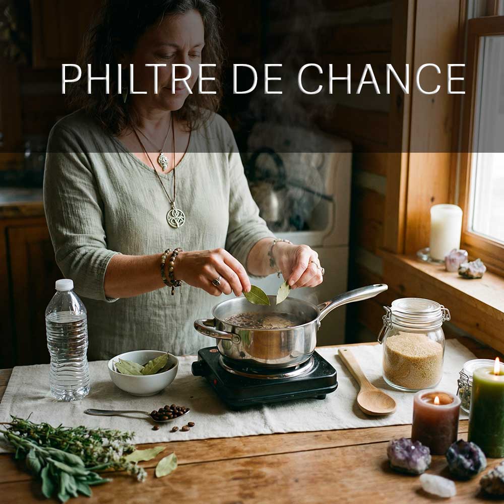 Philtre de magie blanche de chance