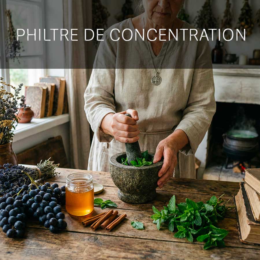 Philtre de magie blanche de concentration