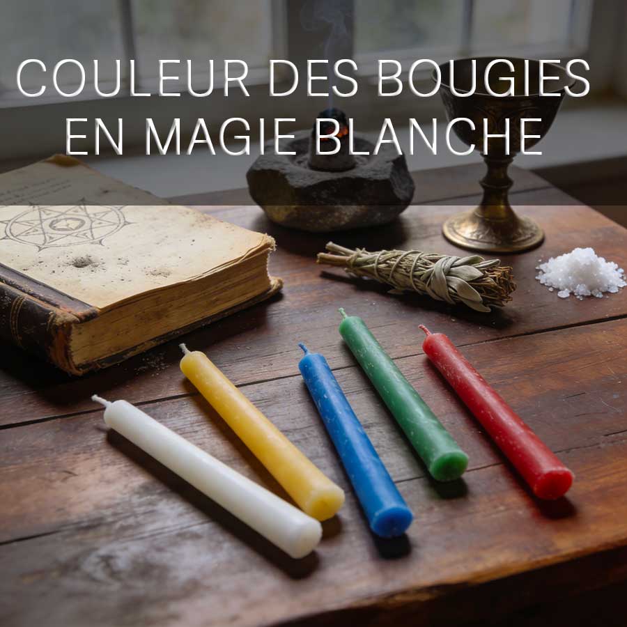 couleurs des bougies dans la magie blanche