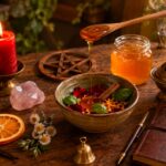 rituel d'amour avec du miel