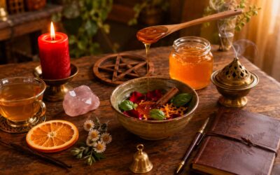 Rituel d’amour avec du miel