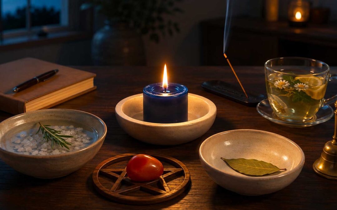 rituel de désenvoûtement par le feu