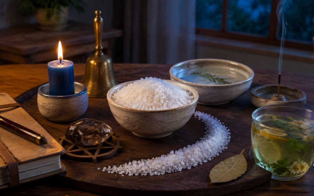 rituel de désenvoûtement par le sel